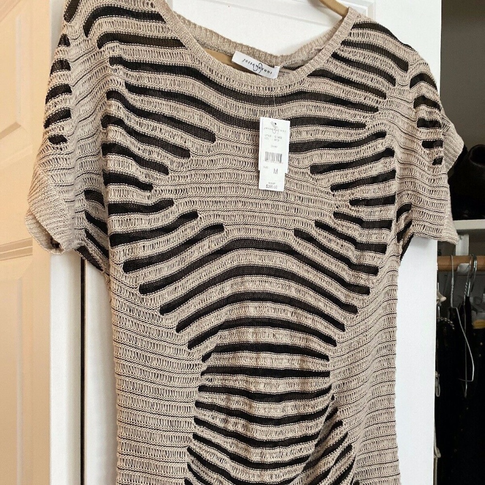 Josie Natori Knit Shani Fitted Dress Size Medium